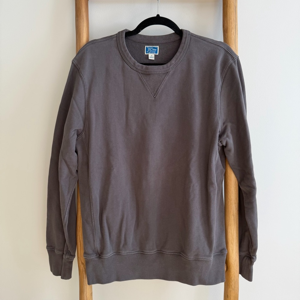 J. Crew Men's Gray Crewneck Sweatshirt